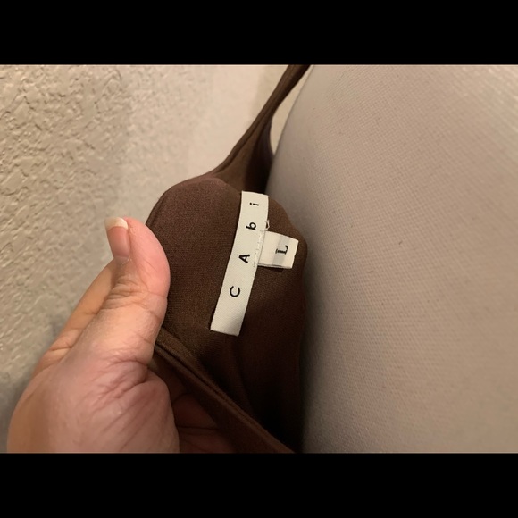 CABI brown tank top - Picture 4 of 5